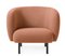 Cape Lounge Chair in Fresh Peach by Warm Nordic 2