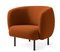 Cape Lounge Chair in Terracotta by Warm Nordic 3