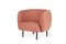 Cape Lounge Chair in Blush by Warm Nordic 3