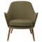 Dwell Lounge Chair in Olive by Warm Nordic 1