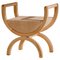 Square Drop Light Curule Chair by Nów 1