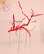 Scultura sospesa in Rami rosso fatta a mano di Le Meduse, Immagine 2