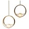 Lampes à Suspension Pulsar Singolo en Laiton, Set de 2 1
