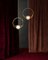 Lampade a sospensione Pulsar Singolo in ottone, set di 2, Immagine 3
