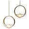 Brass Pulsar Singolo Hanging Lights, Set of 2 1