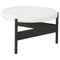 Alwa Two Big White Black Coffee Table by Pulpo 1