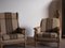 Low & High Back Lounge Chairs in Oak attributed to Henning Kjærnulf, 1960s, Set of 2, Image 2