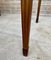 Mid-Century French Modernist Triangular Wooden Side Table with Marquetry, 1950s 7