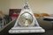 Reloj piramidal de loza de Martres, años 70, Imagen 1