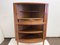 Danish Teak Corner Cabinet with Rolling Doors, 1960s, Image 10