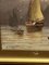Escenas marítimas, pinturas al óleo, 1909, enmarcado. Juego de 2, Imagen 8