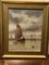 Escenas marítimas, pinturas al óleo, 1909, enmarcado. Juego de 2, Imagen 2