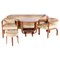 Art Deco Palisander Sitzgarnitur mit Couchtisch, Frankreich, 1920er, 5 . Set 1