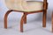 Art Deco Rosewood Seating Set with Coffee Table, France, 1920s, Set of 5 8