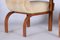 Art Deco Rosewood Seating Set with Coffee Table, France, 1920s, Set of 5, Image 8