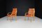 Dining Room Chairs in Bentwood and Leather, Germany, 1970s, Set of 16 14