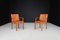Armchairs in Bentwood and Cognac Leather attributed to Walter Knoll for Walter Knoll / Wilhelm Knoll, Germany, 1970a, Set of 2 2