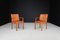 Set of Armchairs in Bentwood and Cognac Leather attributed to Walter Knoll for Walter Knoll / Wilhelm Knoll, Germany, 1970a 2