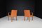 Set of Armchairs in Bentwood and Cognac Leather attributed to Walter Knoll for Walter Knoll / Wilhelm Knoll, Germany, 1970a 4