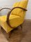 H-237 Lounge Chairs in Yellow by J. Halabala, Set of 2 5