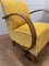 H-237 Lounge Chairs in Yellow by J. Halabala, Set of 2 4