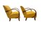 H-237 Lounge Chairs in Yellow by J. Halabala, Set of 2, Image 2