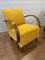 H-237 Lounge Chairs in Yellow by J. Halabala, Set of 2 7