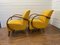 H-237 Lounge Chairs in Yellow by J. Halabala, Set of 2, Image 9