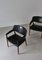 Danish Modern Armchairs in Teakwood & Leather attributed to Larsen & Bender Madsen, 1950s, Set of 2 9