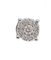Boucles d'Oreilles en Or Blanc 18k, Diamants, Set de 2 2