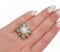 Emeralds, Diamonds, Pearl, Rose Gold and Silver Retrò Ring 5