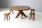 Vintage T21D Dining Table by Pierre Chapo, 1970 1