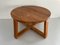 Round Thick Wood Living Room Table 1