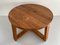 Round Thick Wood Living Room Table 2
