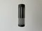 Modern Cylinder Pendant Lamp in Glass and Black Metal, 1960s 4