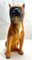 Italian Ceramic Glazed Handpainted Dog Sculpture, 1950s, Image 3