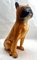 Escultura de perro italiana de cerámica esmaltada pintada a mano, años 50, Imagen 7