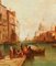 Alfred Pollentine, Grand Canal Venise, 19ème Siècle, Huile sur Toile, Encadrée 3