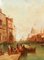 Alfred Pollentine, Grand Canal Venise, 19ème Siècle, Huile sur Toile, Encadrée 2