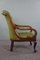 Chesterfield Green Button Seat Armchair in Cattle Leather 8