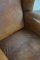 Vintage Brown Leather Armchair 11