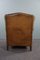 Vintage Brown Leather Armchair 4