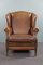 Vintage Brown Leather Armchair 2