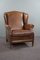 Vintage Brown Leather Armchair 1