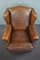 Fauteuil Vintage en Cuir Marron 6