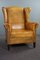 Vintage Blonde Leather Armchair, Image 1