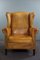 Vintage Blonde Leather Armchair 3