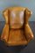 Fauteuil Vintage en Cuir Blond 7