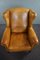 Vintage Blonde Leather Armchair 7