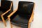 Swedish Leather Armchairs, 1960s, Set of 2 9